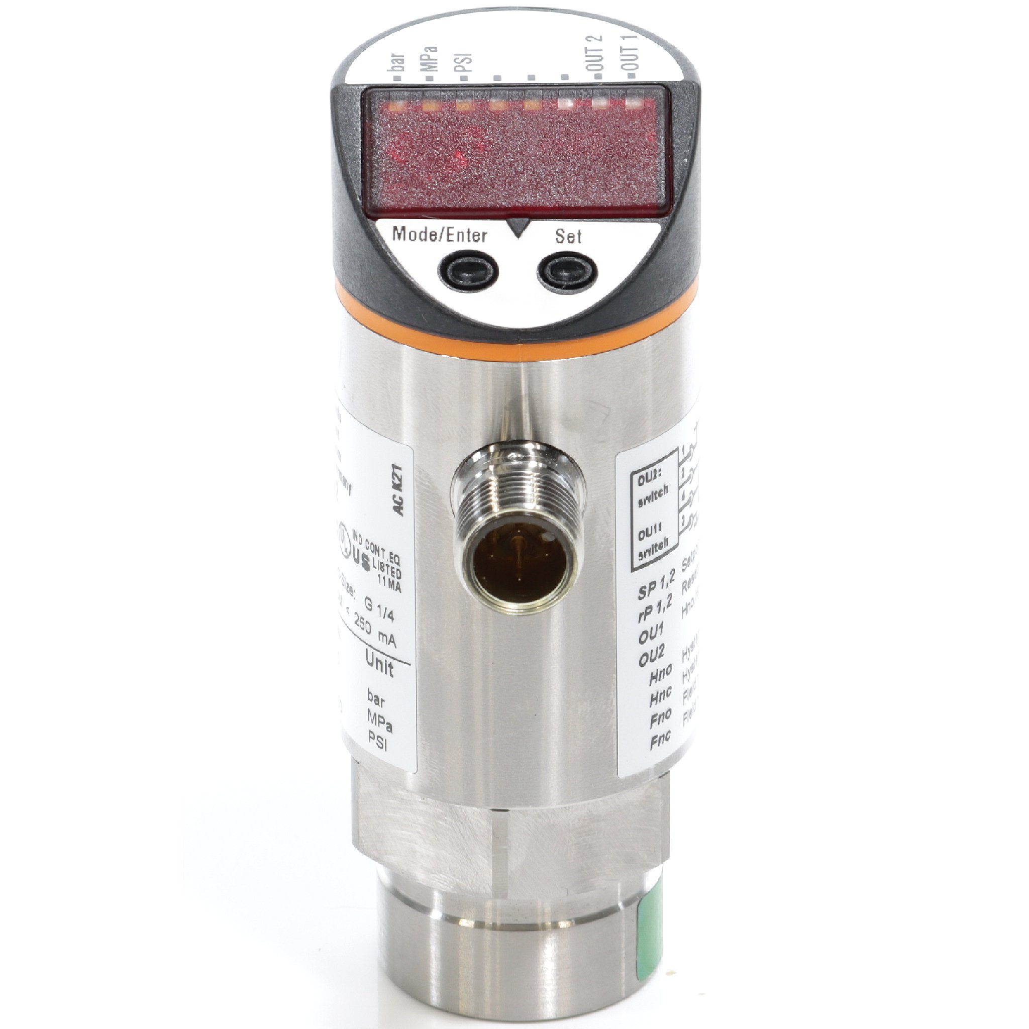 Pressure sensor with display PN-100-SBR14-MFRKG/US/ /V New FS